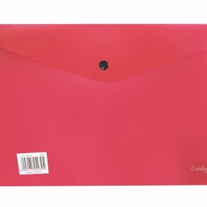 Croxley A4 Document Envelope with Button – Red (Pack of 12) Croxley A4 Document Envelope with Button – Red (Pack of 12)