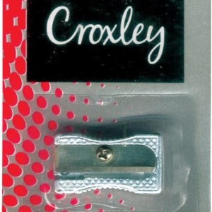 Croxley Single Hole Metal Pencil Sharpener Blister Card Croxley Single Hole Metal Pencil Sharpener Blister Card