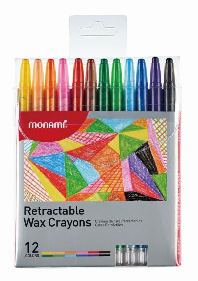 Mon-Ami 12 Retractable Crayons Mon-Ami 12 Retractable Crayons