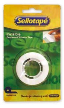 Sellotape Invisible Tape Refill – 18mm x 25m Sellotape Invisible Tape Refill – 18mm x 25m