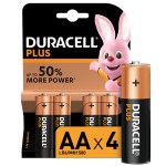 Duracell Plus AA Alkaline Batteries, 1.5V LR6 MN1500 – 4 pack Duracell Plus AA Alkaline Batteries, 1.5V LR6 MN1500 – 4 pack