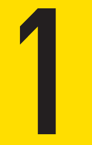 Tower Adhesive Number Sign – Medium 1 Tower Adhesive Number Sign – Medium 1