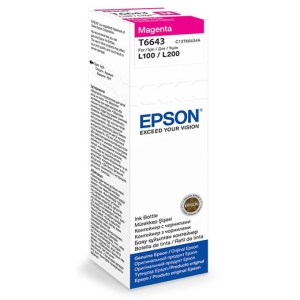 Epson T6643 Magenta Ink Bottle 70ml Epson T6643 Magenta Ink Bottle 70ml