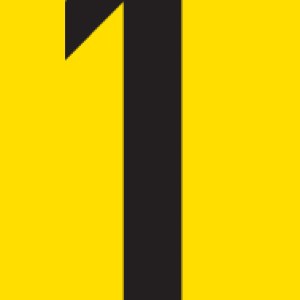 Tower Adhesive Number Sign – Large 1 Tower Adhesive Number Sign – Large 1