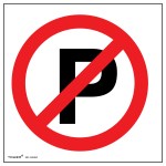 Tower ABS Sign – No Parking (Small) Tower ABS Sign – No Parking (Small)