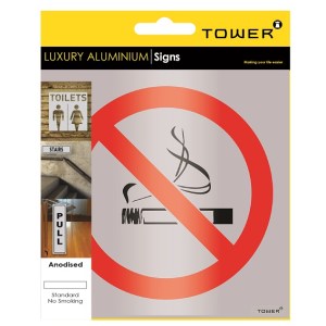 Tower Aluminium Sign – No Smoking Tower Aluminium Sign – No Smoking