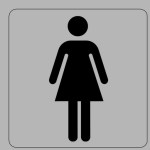 Tower Aluminium Sign – Ladies Toilet Tower Aluminium Sign – Ladies Toilet