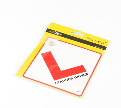 Tower ABS Sign with Suction Cup – Learner Driver Tower ABS Sign with Suction Cup – Learner Driver