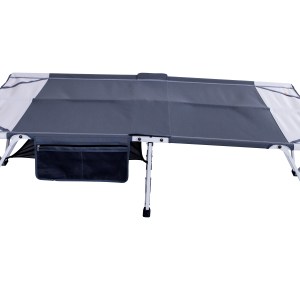 OZtrail – Easy Fold Queen Stretcher – 200kg – Grey OZtrail – Easy Fold Queen Stretcher – 200kg – Grey