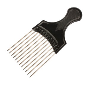 Lucky Super Steel Afro Comb – Black Lucky Super Steel Afro Comb – Black
