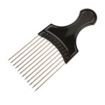 Lucky Super Steel Afro Comb – Black Lucky Super Steel Afro Comb – Black