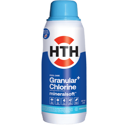HTH – Granular Pool Chlorine – Bottle – Pool Cleaners – 4kg HTH – Granular Pool Chlorine – Bottle – Pool Cleaners – 4kg