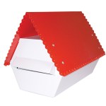 Fragram – Electro GAlva -nised Letter Box – Red Fragram – Electro GAlva -nised Letter Box – Red