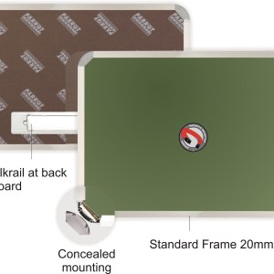 Parrot Chalk Board Aluminium Frame – Magnetic (1000 x 1000mm) Parrot Chalk Board Aluminium Frame – Magnetic (1000 x 1000mm)