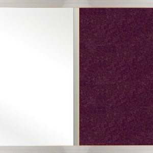Parrot Combi Whiteboard & Burgundy Felt Non-Magnetic Board (2000 x 1200mm) Parrot Combi Whiteboard & Burgundy Felt Non-Magnetic Board (2000 x 1200mm)