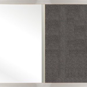 Parrot Combi Whiteboard & Grey Felt Non-Magnetic Board (900 x 600mm) Parrot Combi Whiteboard & Grey Felt Non-Magnetic Board (900 x 600mm)