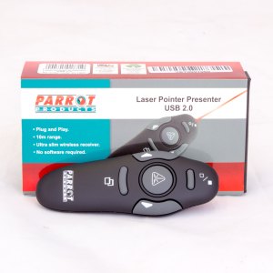 Parrot Laser Pointer Presenter USB 2.0 – Red Laser Parrot Laser Pointer Presenter USB 2.0 – Red Laser