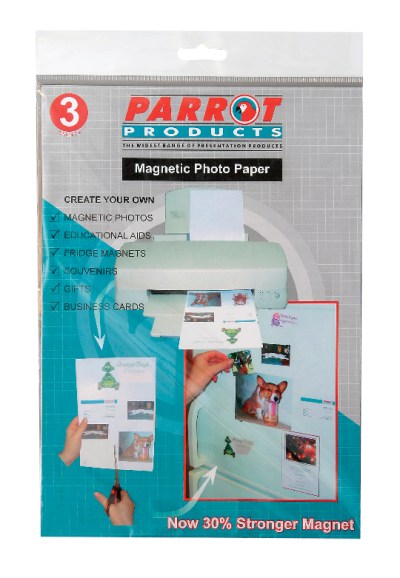 Parrot Products Magnetic Flexible Photo Paper A4 (3 Sheets) Parrot Products Magnetic Flexible Photo Paper A4 (3 Sheets)