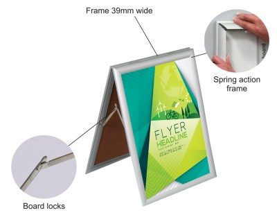 Parrot Products A-Frame Poster Frame (Sandwich A0) Parrot Products A-Frame Poster Frame (Sandwich A0)