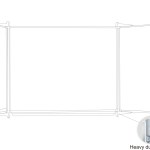 Parrot Educational Board Centra Panel 2420mm Magnetic White Parrot Educational Board Centra Panel 2420mm Magnetic White