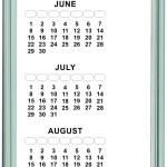 Parrot Perpetual Calendar – 1200mm x 200mm Parrot Perpetual Calendar – 1200mm x 200mm