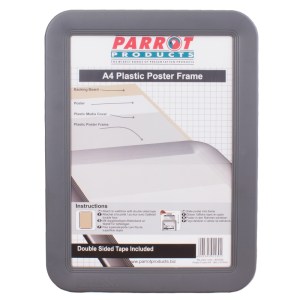 Parrot Products Poster Frame (A4, Slide In, Plastic Frame) Parrot Products Poster Frame (A4, Slide In, Plastic Frame)