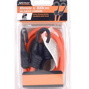 X-Strap – Round Bungee Cords – Red – Set of 2 -120cm X 8mm X-Strap – Round Bungee Cords – Red – Set of 2 -120cm X 8mm