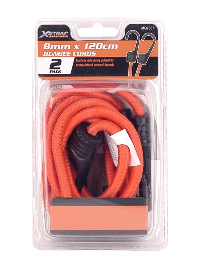 X-Strap – Round Bungee Cords – Orange(2 Piece)120cm X 8mm X-Strap – Round Bungee Cords – Orange(2 Piece)120cm X 8mm