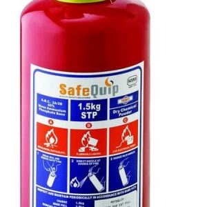 Safequip – 1.5Kg Dcp Fire Extinguisher With Bracket – Red Safequip – 1.5Kg Dcp Fire Extinguisher With Bracket – Red