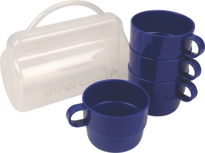 Leisure-Quip – 4 Piece Camping And Picnic Cup Set Leisure-Quip – 4 Piece Camping And Picnic Cup Set