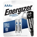 Energizer 1.5v Lithium AAA Battery Card 2 Energizer 1.5v Lithium AAA Battery Card 2