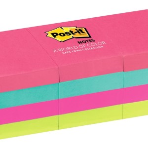 3M Post-it Notes – Cape Town Colour Collection – 100 Sheets per pad 3M Post-it Notes – Cape Town Colour Collection – 100 Sheets per pad