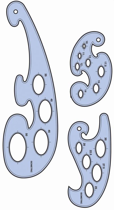 Helix French Curves / Ellipse Template Helix French Curves / Ellipse Template