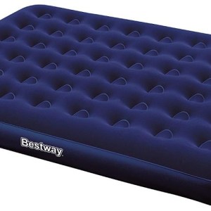 Bestway – Flocked Queen Airbed – Blue Bestway – Flocked Queen Airbed – Blue