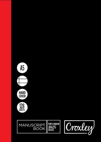 Croxley JD6235 128 Page A5 F&M Manuscript Book (10 Pack) Croxley JD6235 128 Page A5 F&M Manuscript Book (10 Pack)