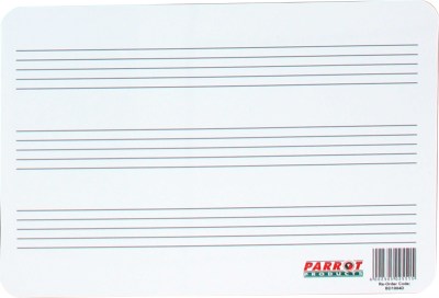 Parrot Plastic 297x210mm Music Lines Writing Slate Parrot Plastic 297x210mm Music Lines Writing Slate