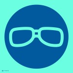 Tower Photoluminescent Sign – Eye Protection Tower Photoluminescent Sign – Eye Protection