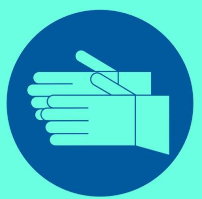 Tower Photoluminescent Sign – Hand Protection Tower Photoluminescent Sign – Hand Protection