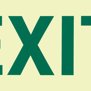 Tower Photoluminescent Sign – Exit Tower Photoluminescent Sign – Exit