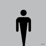 Tower Aluminium Anodised Modern 1 Sign – Mens Toilet Tower Aluminium Anodised Modern 1 Sign – Mens Toilet