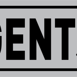 Tower Aluminium Anodised Sign- Gents Tower Aluminium Anodised Sign- Gents