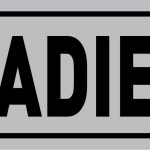 Tower Aluminium Anodised Sign- Ladies Tower Aluminium Anodised Sign- Ladies