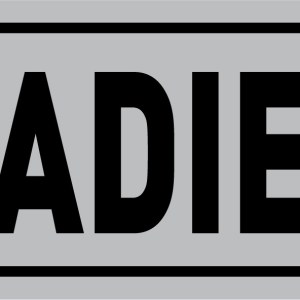 Tower Aluminium Anodised Sign- Ladies Tower Aluminium Anodised Sign- Ladies