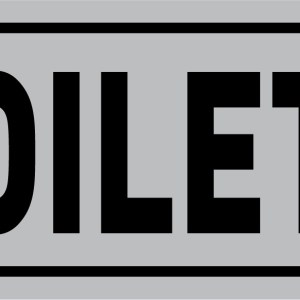 Tower Aluminium Anodised Sign – Toilets Tower Aluminium Anodised Sign – Toilets