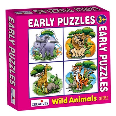 Creatives Toys Early Puzzles Wild Animals Creatives Toys Early Puzzles Wild Animals