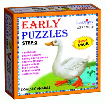Creatives Early Puzzle Step II – Domestic Animals Creatives Early Puzzle Step II – Domestic Animals