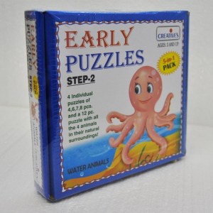 Creatives Toys Early Puzzle Step II – Water Animals Creatives Toys Early Puzzle Step II – Water Animals