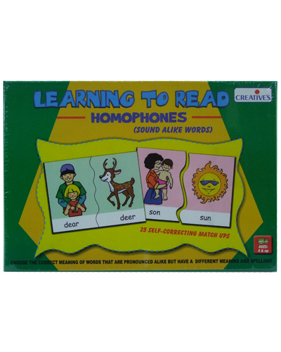 Creatives Toys Learning to Read – Homophones Creatives Toys Learning to Read – Homophones