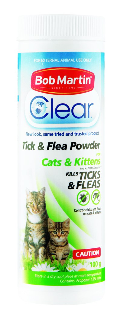 Bob Martin – Tick & Flea Powder – Cat – 100ml Bob Martin – Tick & Flea Powder – Cat – 100ml