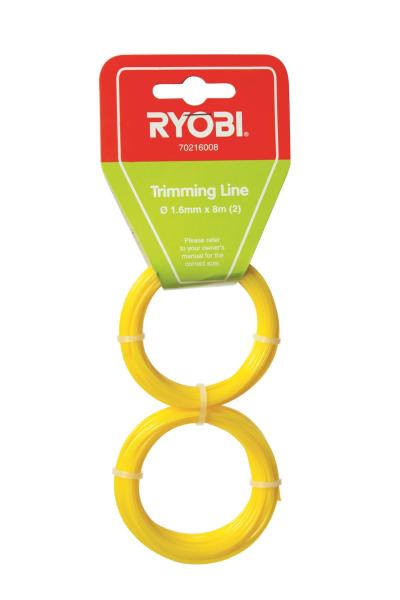 Ryobi – Trimming Line 1.6mm x 8m Ryobi – Trimming Line 1.6mm x 8m